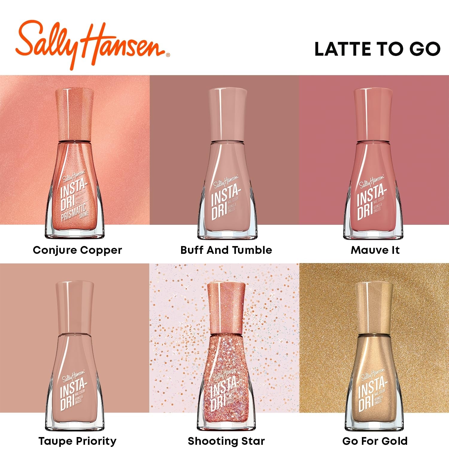 Insta-Dri lak na nehty, rychleschnoucí, dlouhotrvající efekt profesionální manikúry, 9,17 ml, 133 za jeden blesk