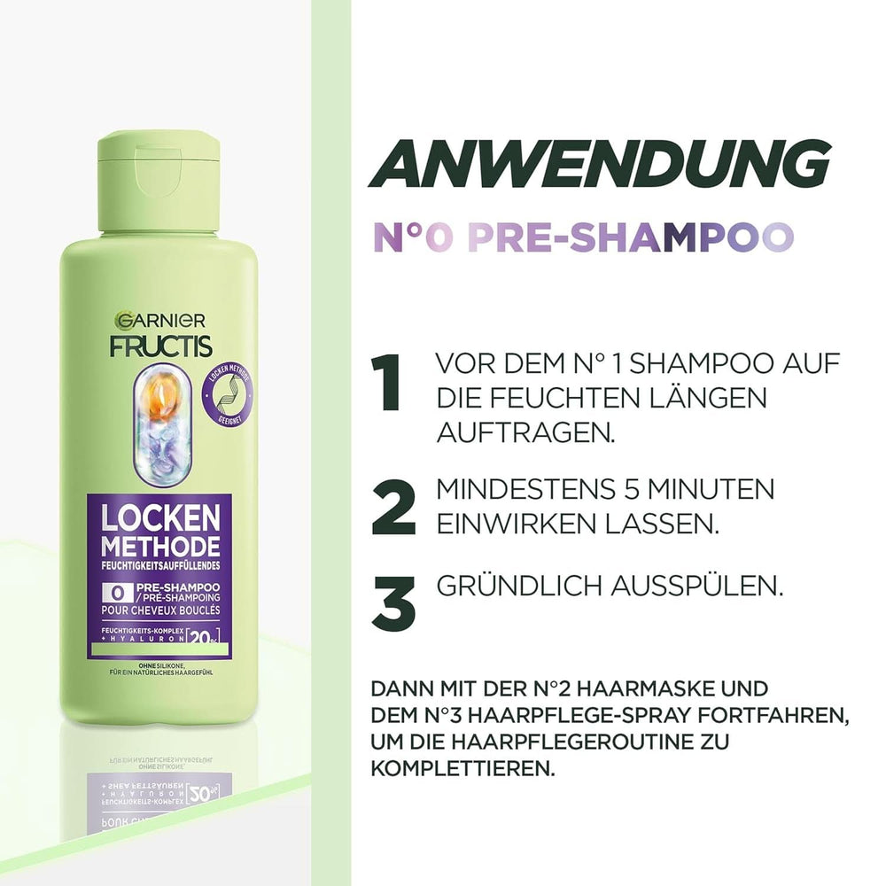 Garnier pre-șampon hidratant pentru toate tipurile de bucle, 200 ml Duș și baie Naty Shop