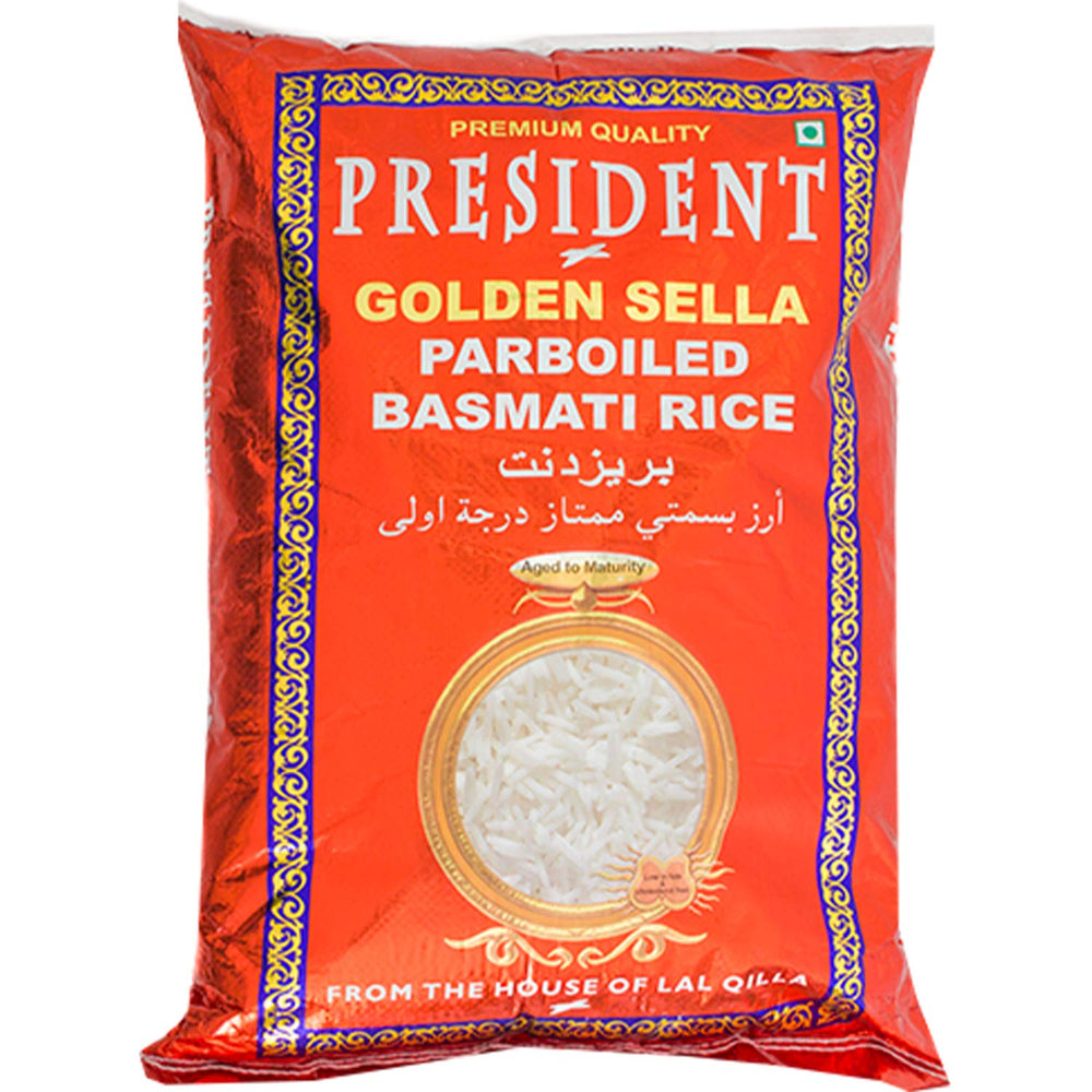PRESIDENT - Golden Sella Basmati rýže, balení 20 ks (1 x 20 kg)