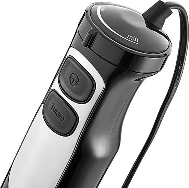 ZWILLING Stojanová baterie, Inkl. 600 Messbecher, 550 Watt, 18/8 nerezová ocel, Edelstahl/Schwarz Matka a dítě Naty Shop