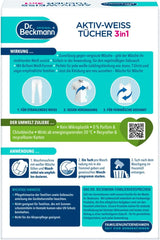 Șervețele Dr. Beckmann Fest, Active-White, 15 șervețele Detergenti Rufe Naty Shop