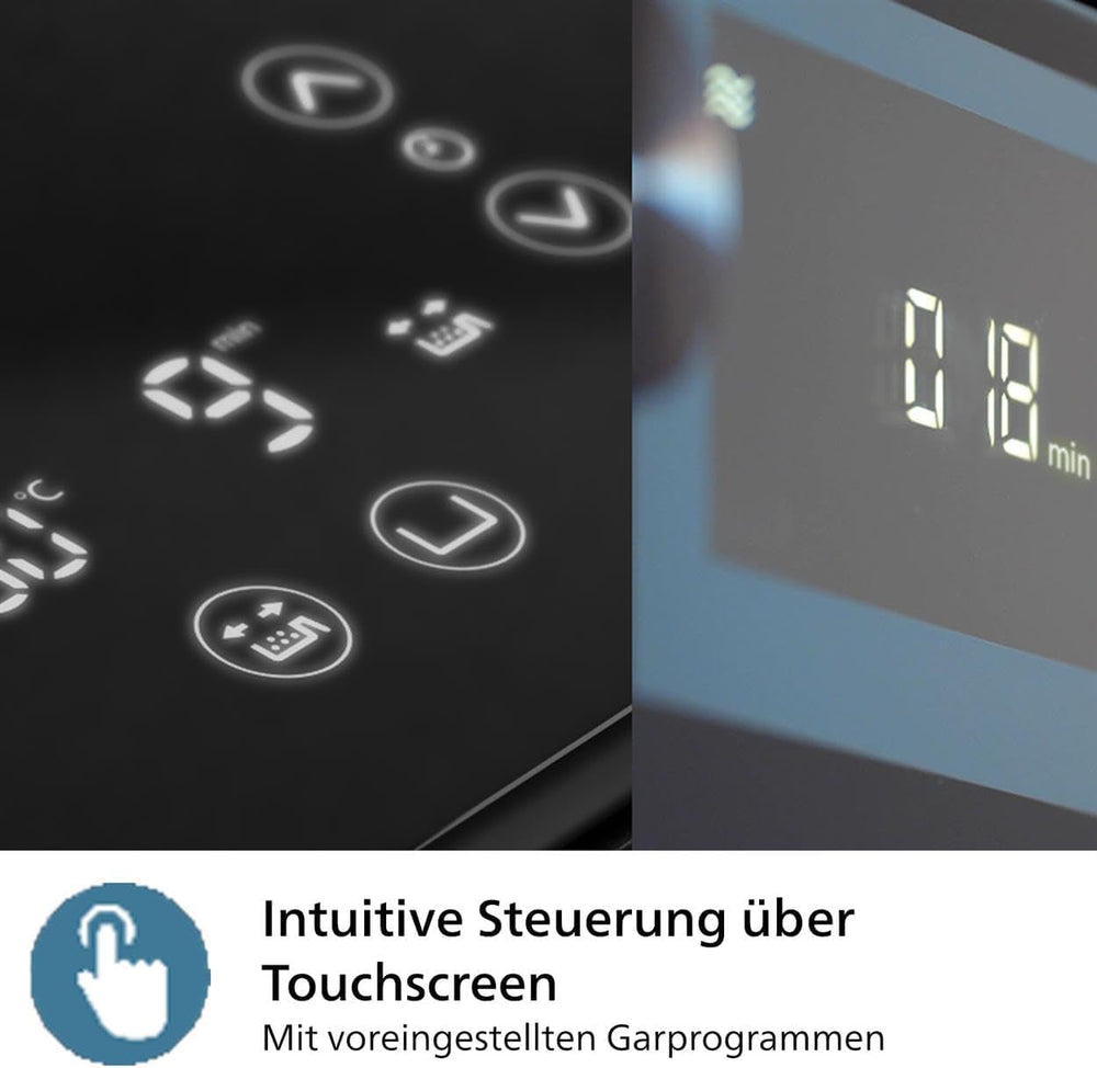 Philips Airfryer Dual Basket 3000 Series, 9L, 2 koše, 2 nádobí připravené současně, technologie Rapidair plus horkovzdušné spotřebiče Naty Shop