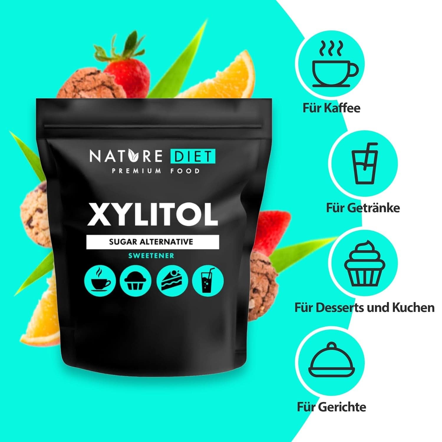 Nature Diet Xylitol, 1 kg sladidel Naty Shop