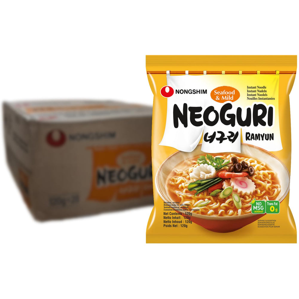 Instantní nudle Nong Shim Kimchi Ramyun Velká mísa - Korejská polévka Ramen - Rychlá příprava - 1 balení 112g