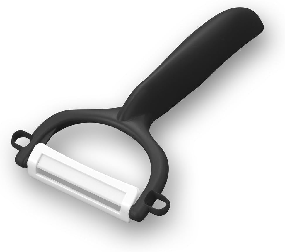 Peeler Kyocera, Lamă cu două tăișuri, 4 cm Peeler Naty Shop Negru Peeler