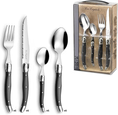 LOU LAGUIOLE TRADITION Sada steakových příborů 24 kusů Kitchen Naty Shop