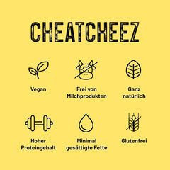 Kultivovaná jídla Veganer Käse Käseersatz Laktosefrei Glutenfrei 2-er Set Gouda Und Cheddar CHEATCHEEZ