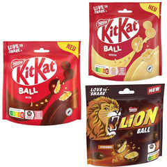 Balení kuliček Nestlé s mlékem, bílé, karamelový lev (3 x 130 g)