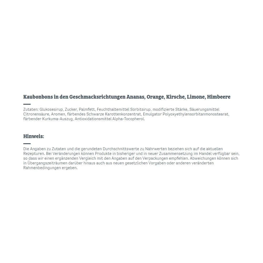 Kaufrüchtchen – 1 x 425G – caramele cu cinci arome de fructe Naty Shop