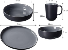 Ritzenhoff & Breker Jasper Combination Service, 16 piese Seturi vesela masa Naty Shop