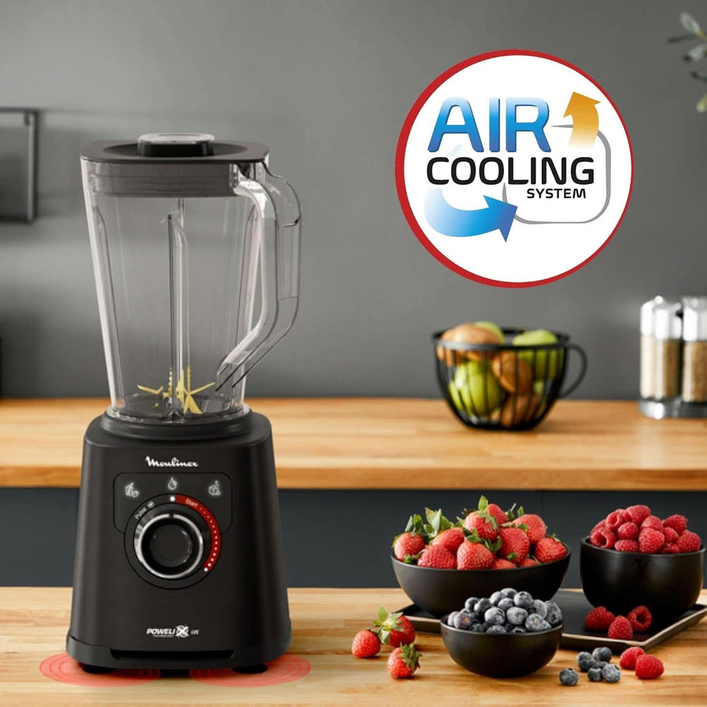 Perfect Mix+ LM88A8 Standmixer, 1200 W, Schnelle Ergebnisse, 1,5 L Fassungsvermögen, 3 Programme: Smoothie-Mixer, Eiszerkleinerer, Autoclean, Tritan-Krug, Inklusive Paddel, Schwarz Mama si Copilul Naty Shop