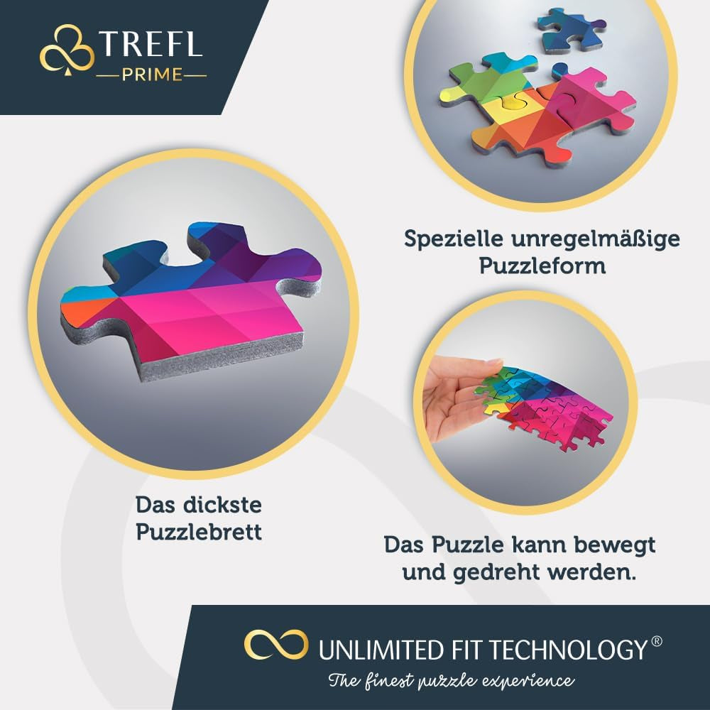 Trefl Prime - Puzzle UFT: Hărți celeste antice - 9000 de piese, puzzle mare cu o hartă celestă antică, cartonul cel mai gros, organic, EKO, divertisment pentru adulți și copii începând cu 12 ani Puzzle Naty Shop