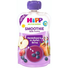 Hipp BIO Smoothie s jablky, broskvemi, banány s ovesným nápojem, 120 ml, balení 6 ks (6 x 120 ml) Matka a dítě Naty Shop 6 x 120 ml Jablka a hrušky