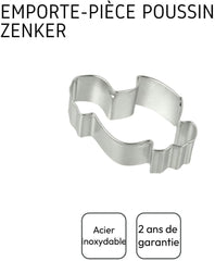 Formă de biscuiți în formă de pui, forme de biscuiți pentru tot timpul anului, forme pentru biscuiți, fursecuri și fondant, cantitate: 1 x