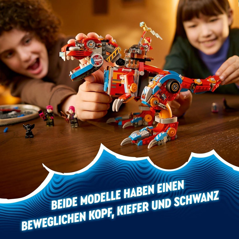 LEGO Dreamzzz 2-v-1 Coopers Dino-Mech C-Rex Hračka Pterodaktyl T.Rex Akční figurka pro chlapce a dívky Kreativní hračka Dobrodružná sada Dárek pro děti 9 let 71484 Stavebnice Beuche den LEGO-Store