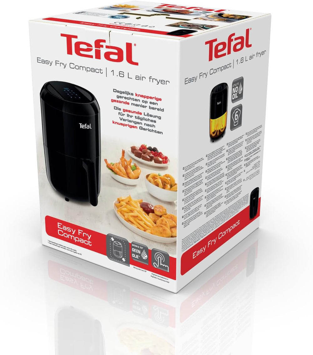 Tefal EY3018 Easy Fry Kompaktní horkovzdušná fritéza, 1,6 l, 6 varných programů Domácí spotřebiče Naty Shop
