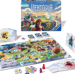 Ravensburger 24582 Ventopia – elektronická stolní hra Flying Island pro děti od 7 let pro 1 až 4 hráče