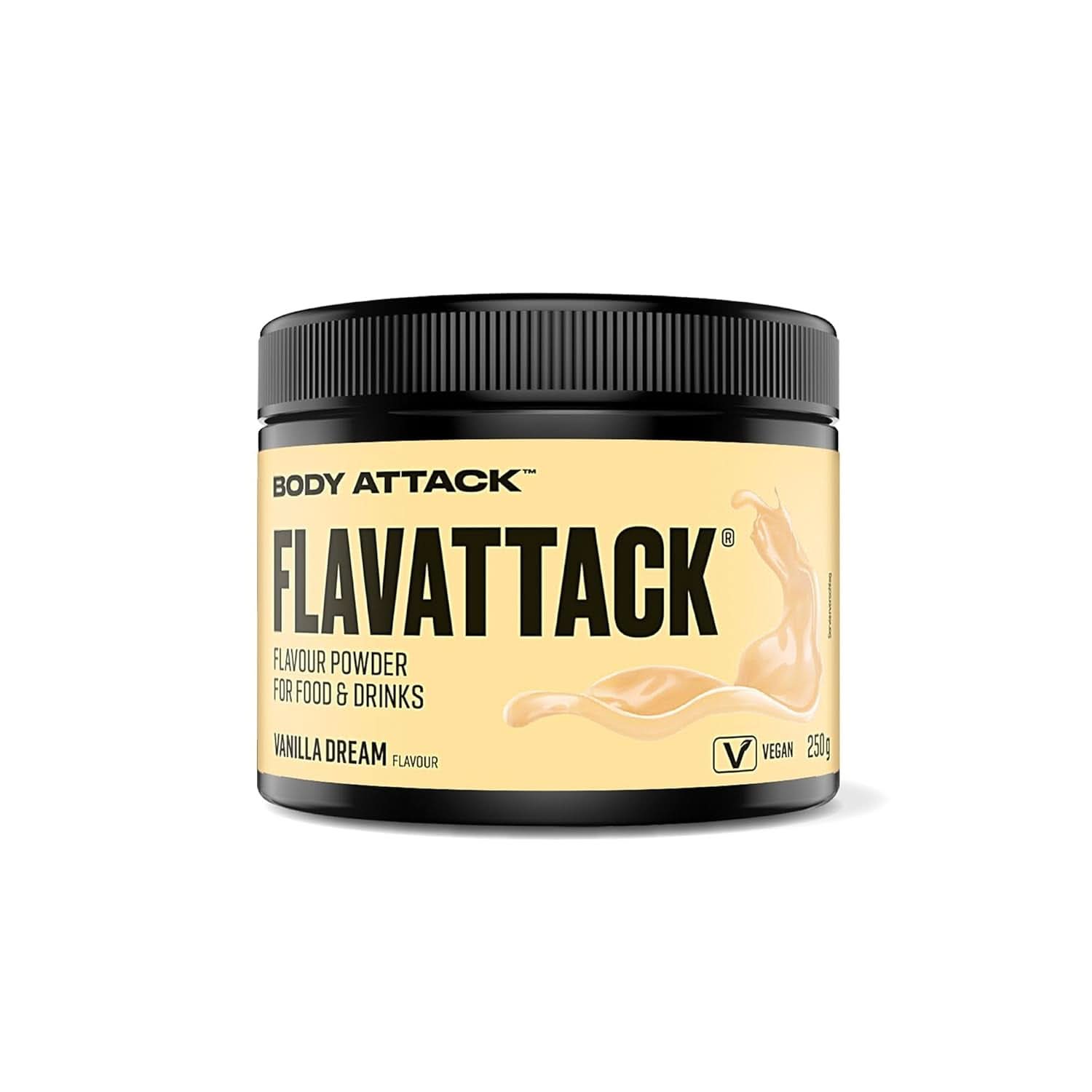 Body Attack Flavattack®, Double Choc Brownie, 250 G / 83 porcí Aromas Naty Shop 250 gramů Vanilka