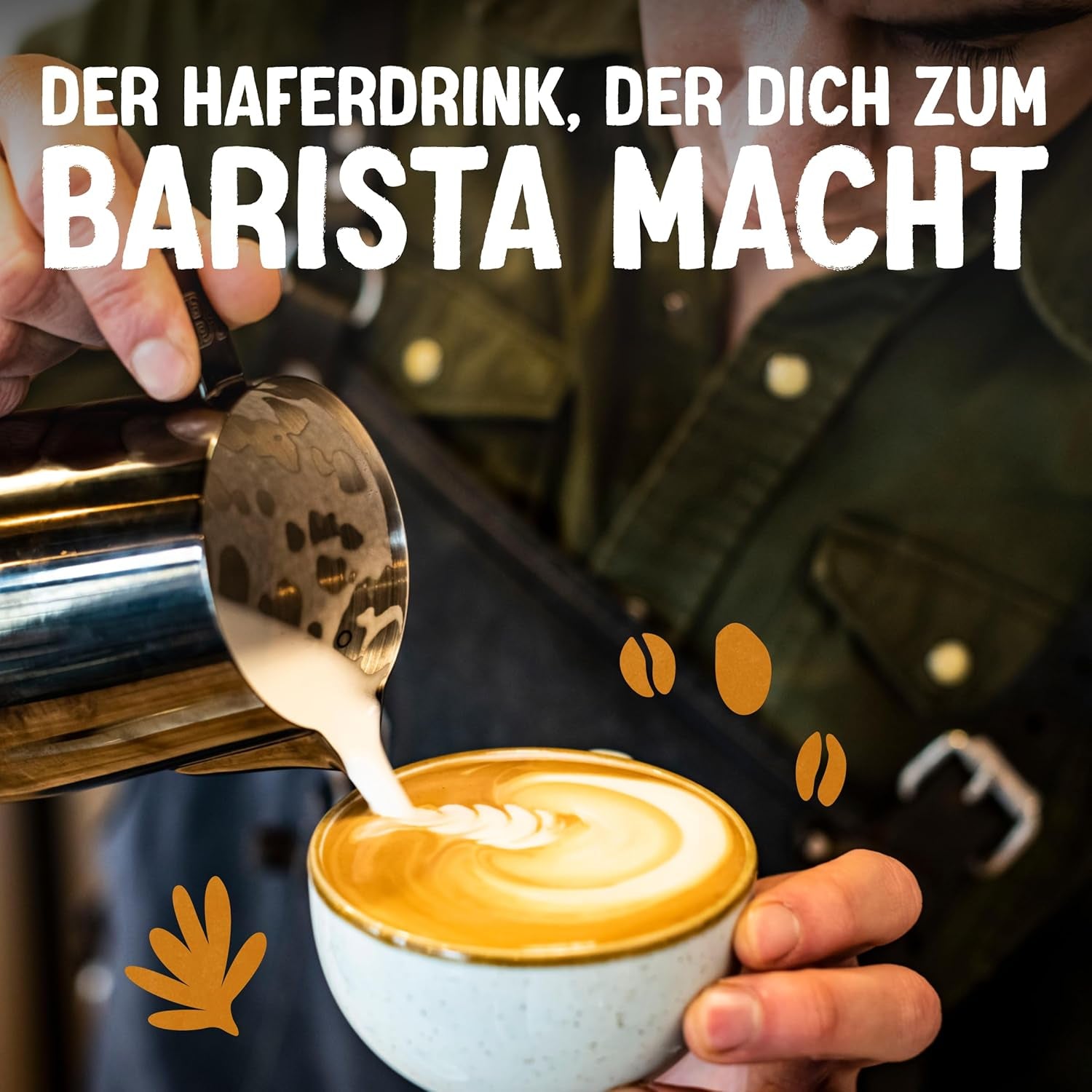 Alpro Barista Haferdrink – Zum Aufschäumen – Vegan und Milchfrei – Von Natur aus laktosefrei – Bohatý na balastní látky, vápník a vitamíny – 8 x 1 L – Haltbar