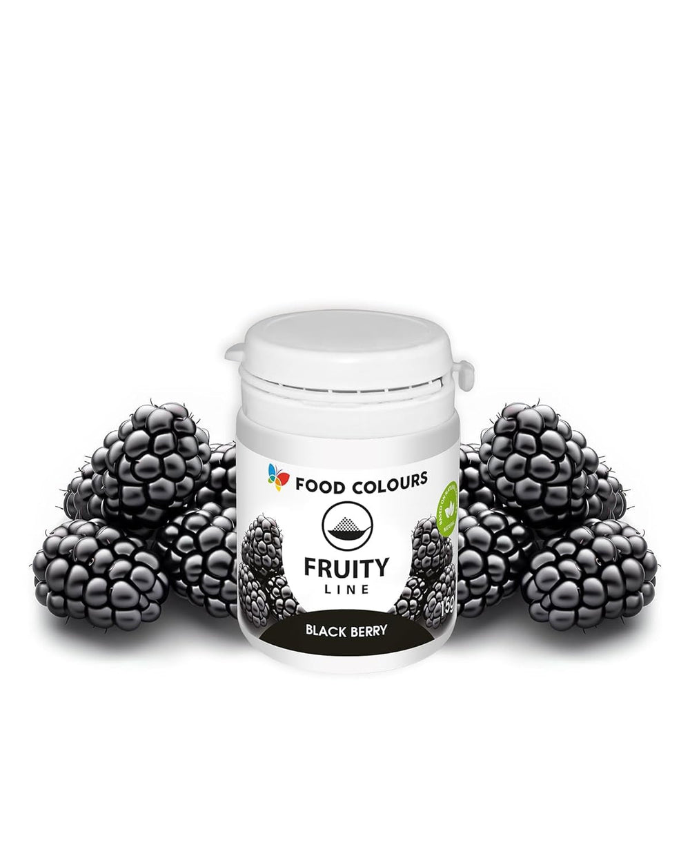 Coloranți alimentari pudră colorant natural Fruity Line BLUEBERRY 20G pudră colorantă naturală pentru creme glazură burete aluat sub formă de pudră colorant alimentar pentru băuturi jeleuri