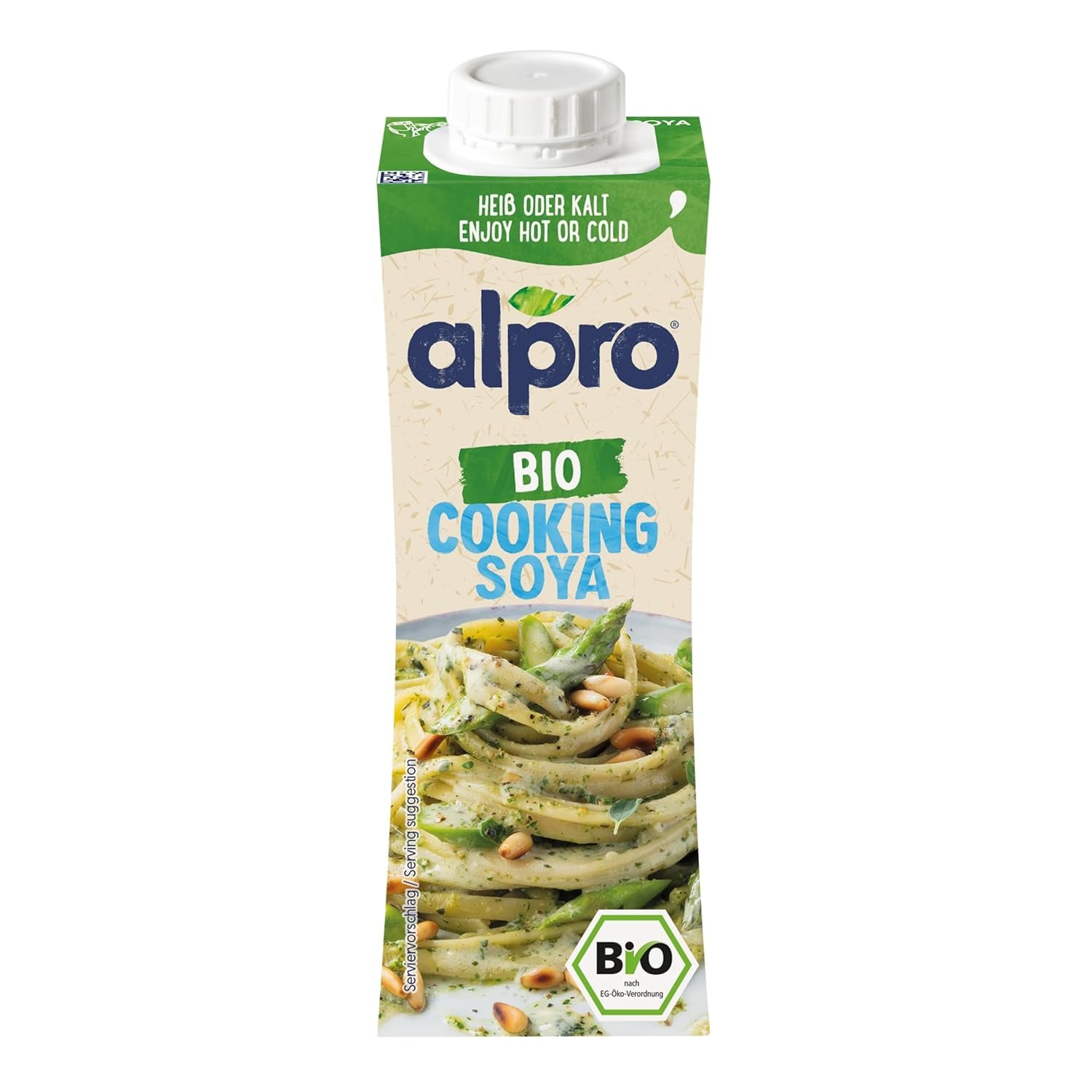 Alpro Bio Cooking Soya – Vegan Bio Kochcreme – 15 x 250 ml
