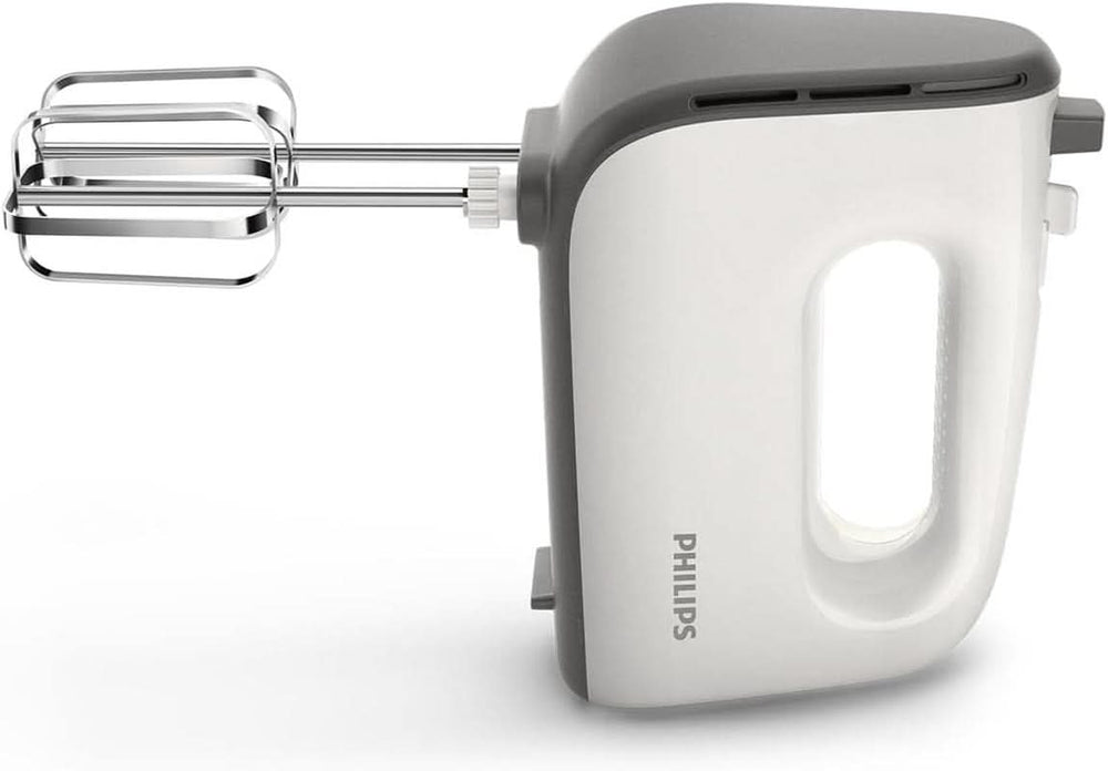 Philips ruční mixér, 450 W, 5 Geschwindigkeiten plus Turbo, Weiß/Grau (HR3741/00) Kuchyně Naty Shop