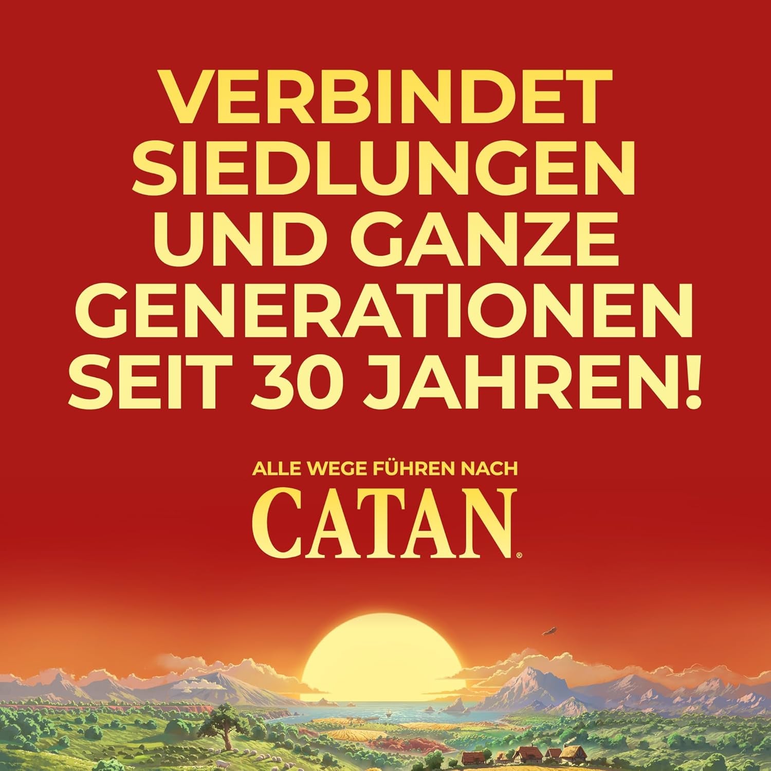 KOSMOS 684655 Catan – hra, Osadníci z Katanu, strategická hra pro 3–4 hráče od 10 let, klasická stolní hra, rodinná hra, společenská hra