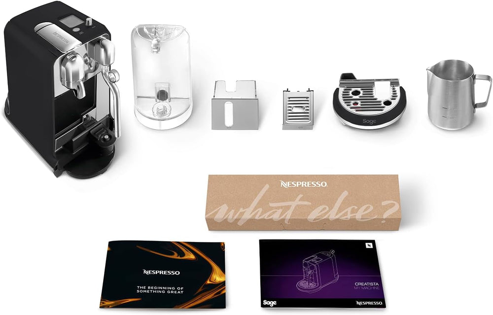 Espressor cu capsule Nespresso SNE800 Creatista Plus de la Sage, negru mat