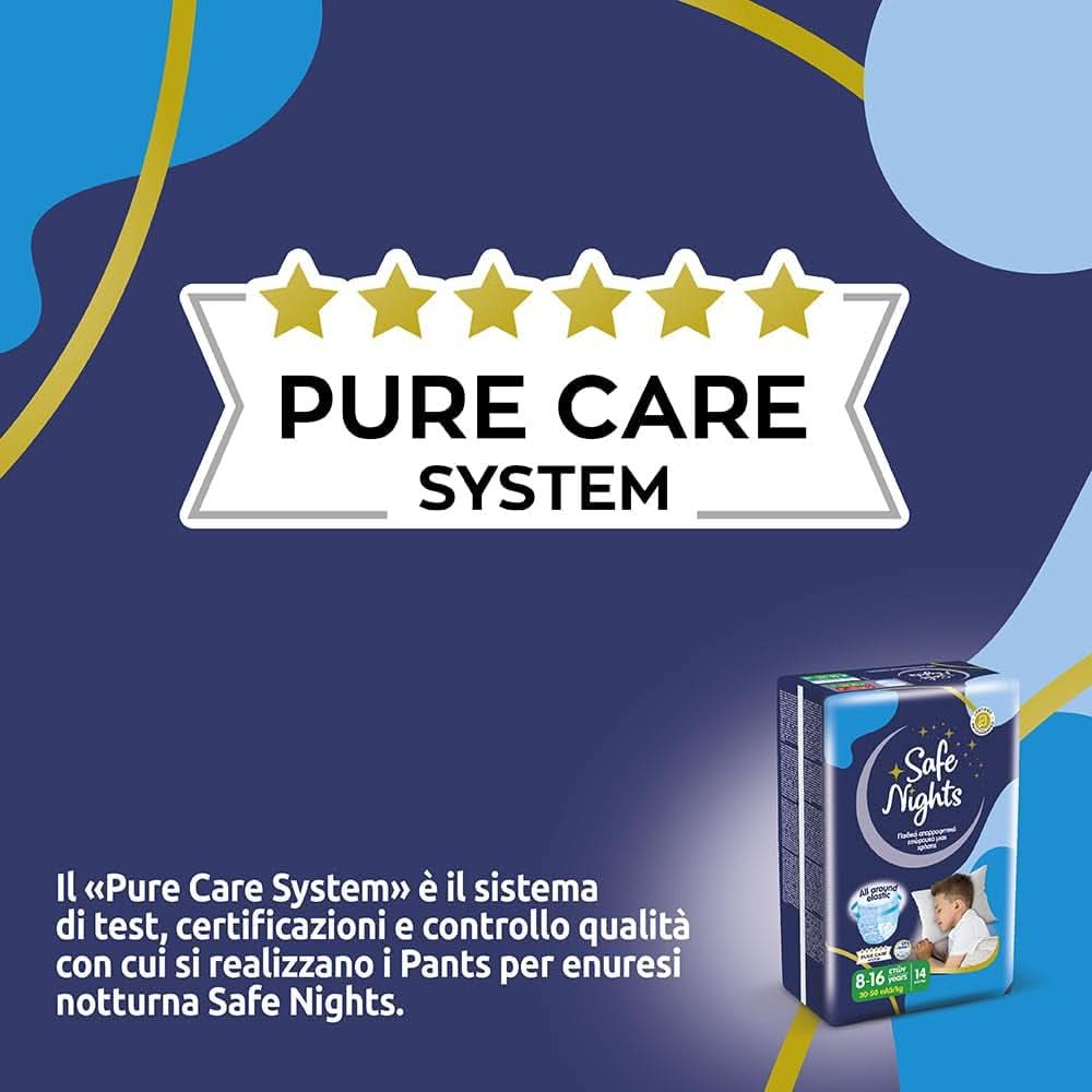 Safe Nights Boy, scutece pentru noapte, diverse marimi Mama si Copilul Naty Shop