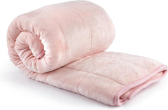 Emma Barclay vážená deka Sherpa, 127 X 152 cm, Blush Pink Postele a deky Emma Barclay