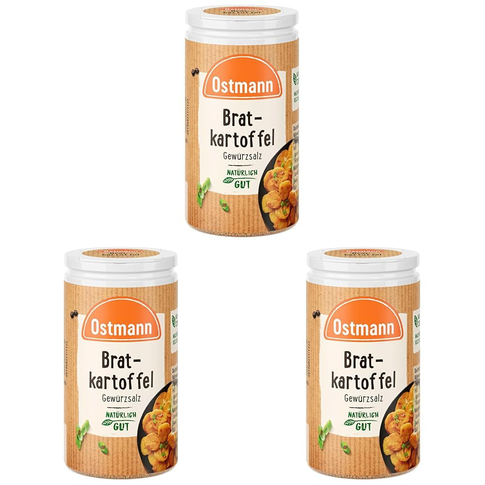 Ostmann Gewürze - Bratkartoffel Gewürzsalz | Pikant-salziges Gewürz für Kartoffelgerichte | 60 g v Der Streudose