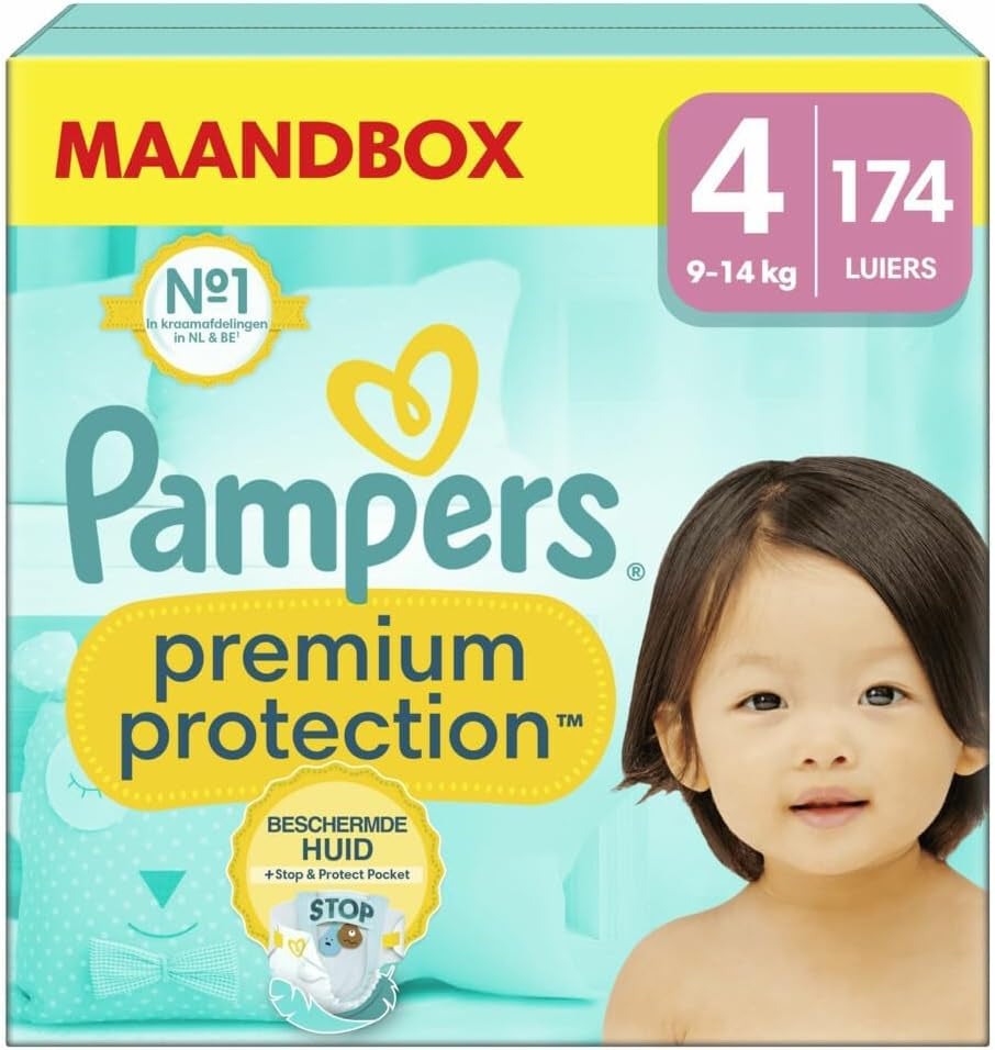 Pampers Premium Protection, velikost 6, 144 plen, 13kg-18kg, naše #1 ochrana kůže a protečení