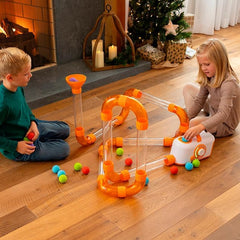 Fat Brain Toys Air Toobz Erweiterungspaket – Luftbetriebenes STEM-Bauspielzeug – Kinder & Jugendlich, Blau