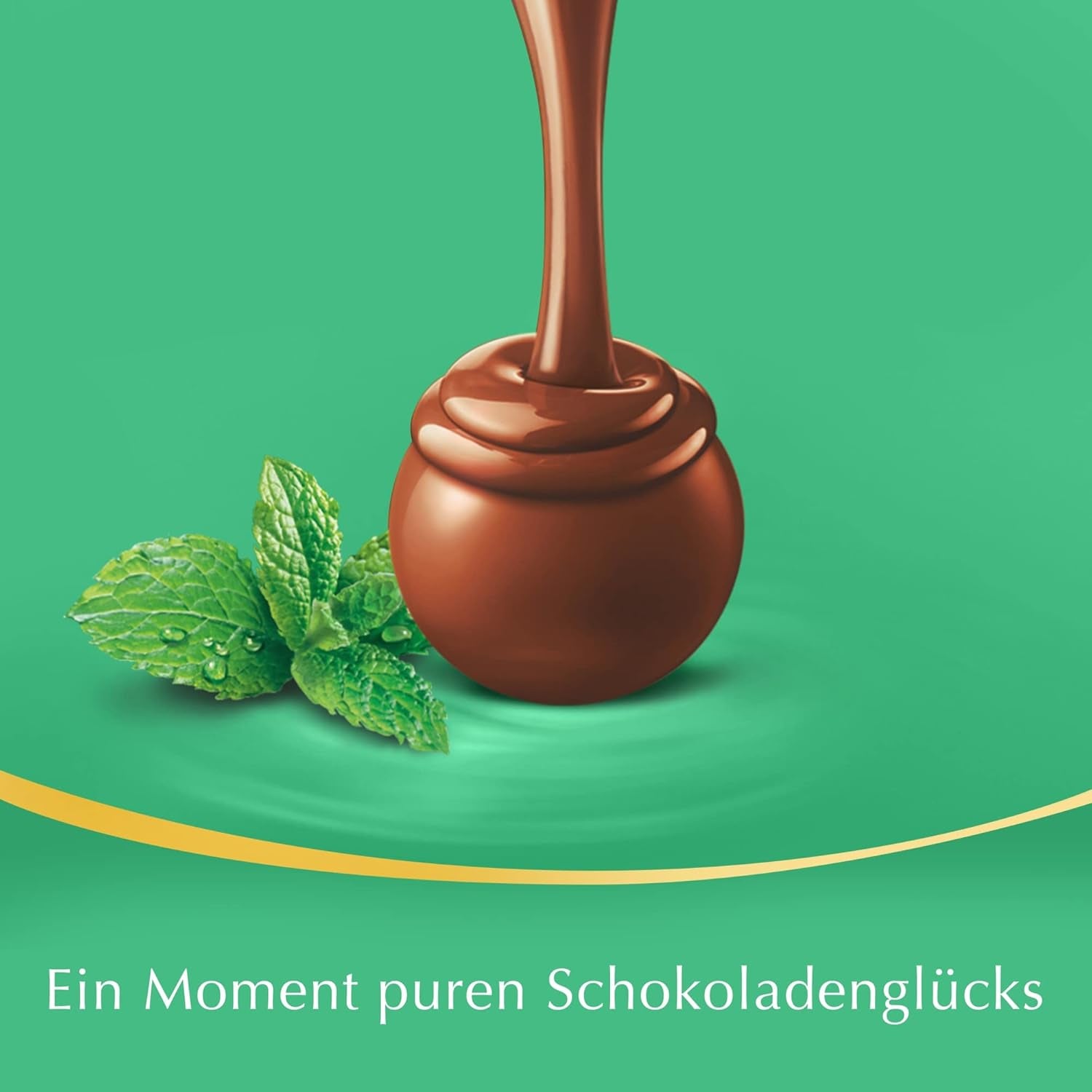 LINDOR kuličky bílé čokolády, 1 kg a LINDOR | 1 kg uzavíratelný sáček | cca. 80 kuliček z mléčné čokolády s mátovou náplní | Hromadné balení, pralinkový dárek, čokoládový dárek