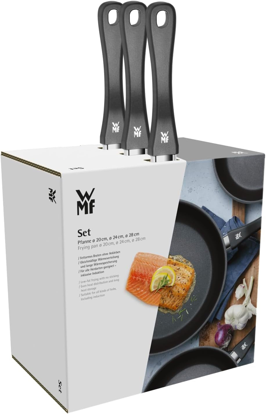 WMF Devil, indukce, nerezová ocel potažená Cromarganem, plastová rukojeť Hrnce a pánve Naty Shop