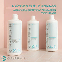 Cremă de păr cu oxigen. Oxidant pentru păr ultra-cremă. Colorant permanent pentru păr. vegan. Colorant pentru păr - 1000 ml (20 vol., 6%) Vopsea pentru par Naty Shop