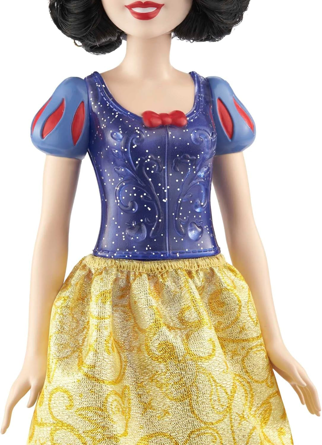 Mattel Disney Princess Toy Snow White pohyblivá panenka s třpytivým oblečením a doplňky Dárek pro děti inspirovaný filmem Disney HLW08 Naty Shop Dolls