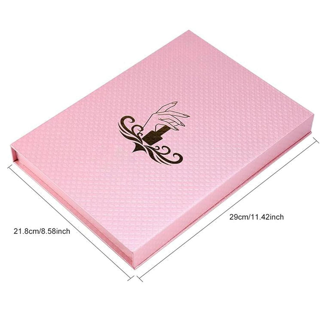 Paletă pentru 216 culori de ojă, stand de prezentare pentru unghii, plăcuțe cu carduri de culori pentru ojă, diagramă de culori pentru unghii, accesorii pentru ojă