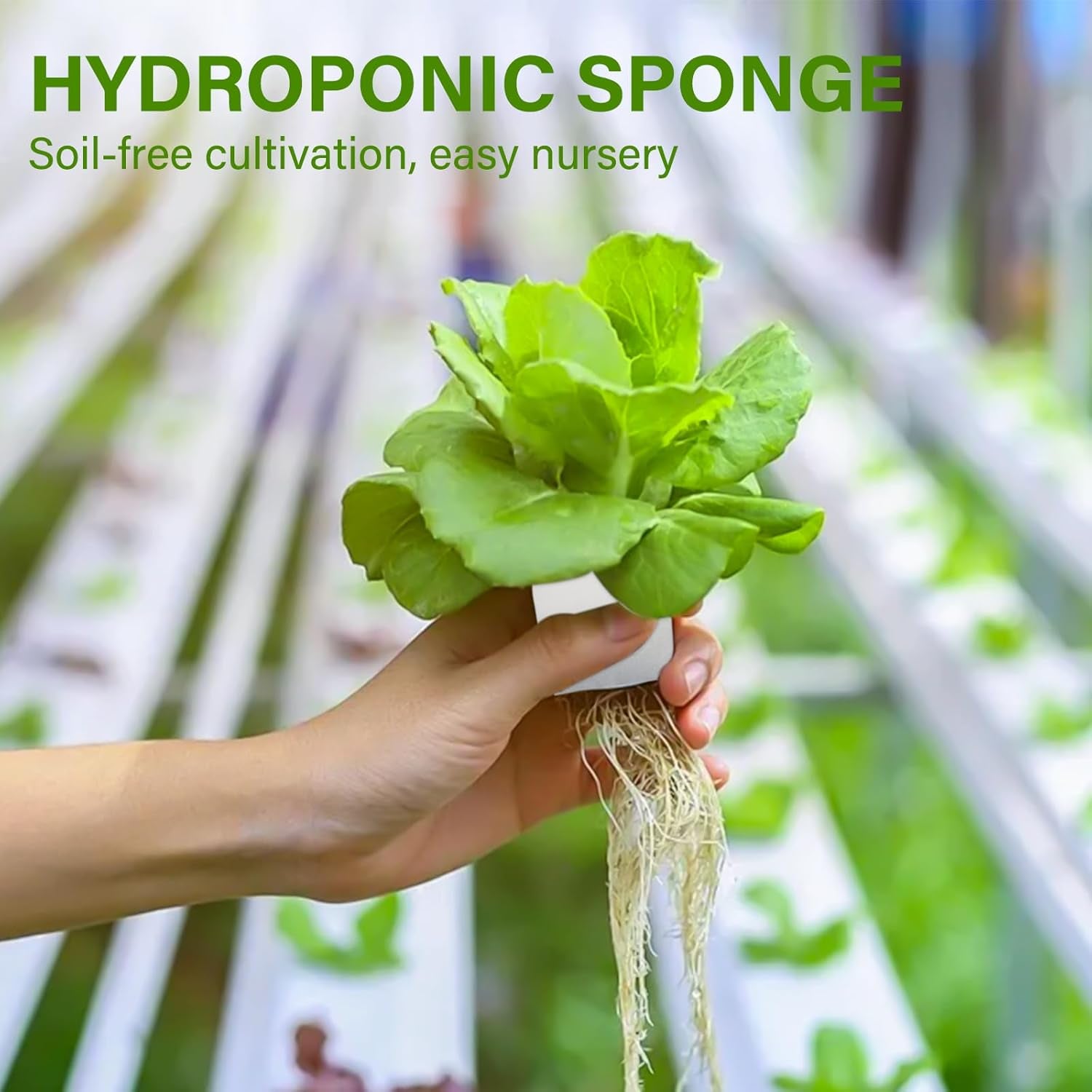 Rockwool, Propagace Rockwool, 2ks, Hydroponická houba, 200ks po nařezání - Alternativa pro skleník, klíčení semen a domácí zeleninu