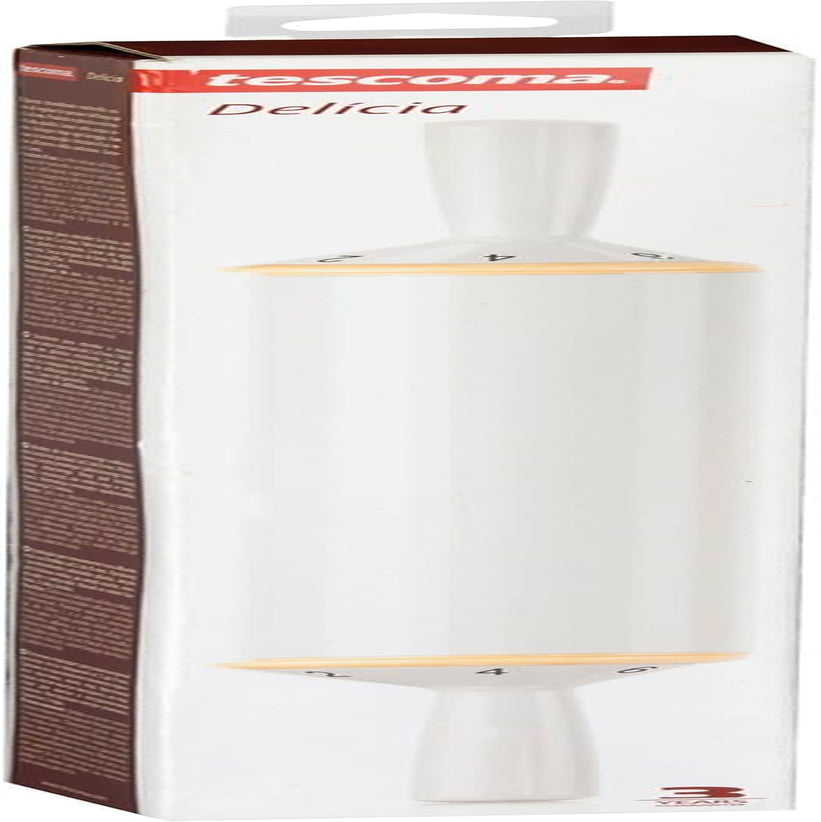 Tescoma Teigrolle mit Einstellbarer Teigstärke DELÍCIA, Weiß