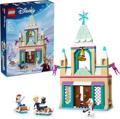 LEGO Ç€ Disney Frozen Hrad Arendelle, hračka princezna s ELSA, mini panenky Anny a Olafa a figurka tučňáka, fantasy herní sada, dárek pro 5leté dívky 43265 stavebnic Besuche den LEGO-Store Výchozí název