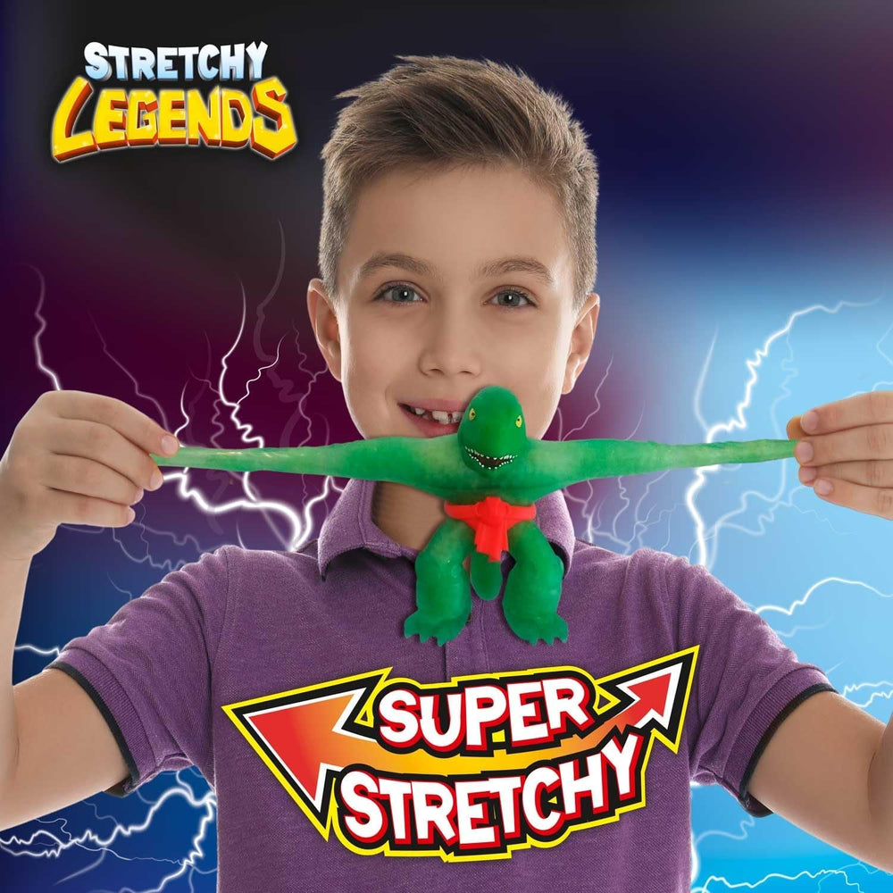 STRETCHY LEGENDS D'Molition - Figurine de acțiune elastice pentru copii, figuri de supereroi elastice pentru a colecta cu umplutură de slime Action figures Naty Shop