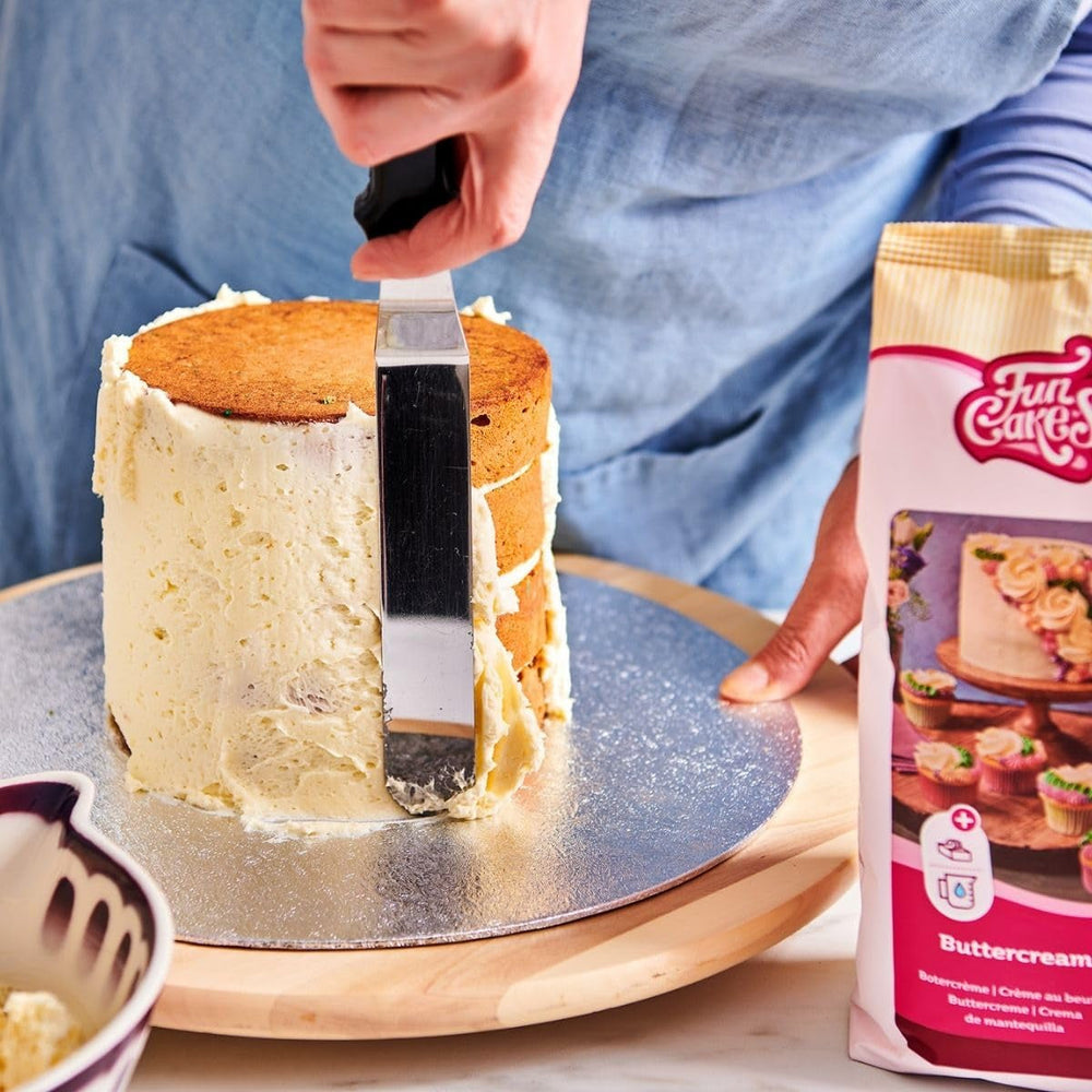 Funcakes Mix Für Buttercreme: Einfach Zu Berübenen, Cremig, Perfekt Zum Dekorieren, Abdecken Und Füllen Von Kuchen, Belag Auf Cupcakes, Halal., 1 kg Směs na pečení a vaření Naty Shop