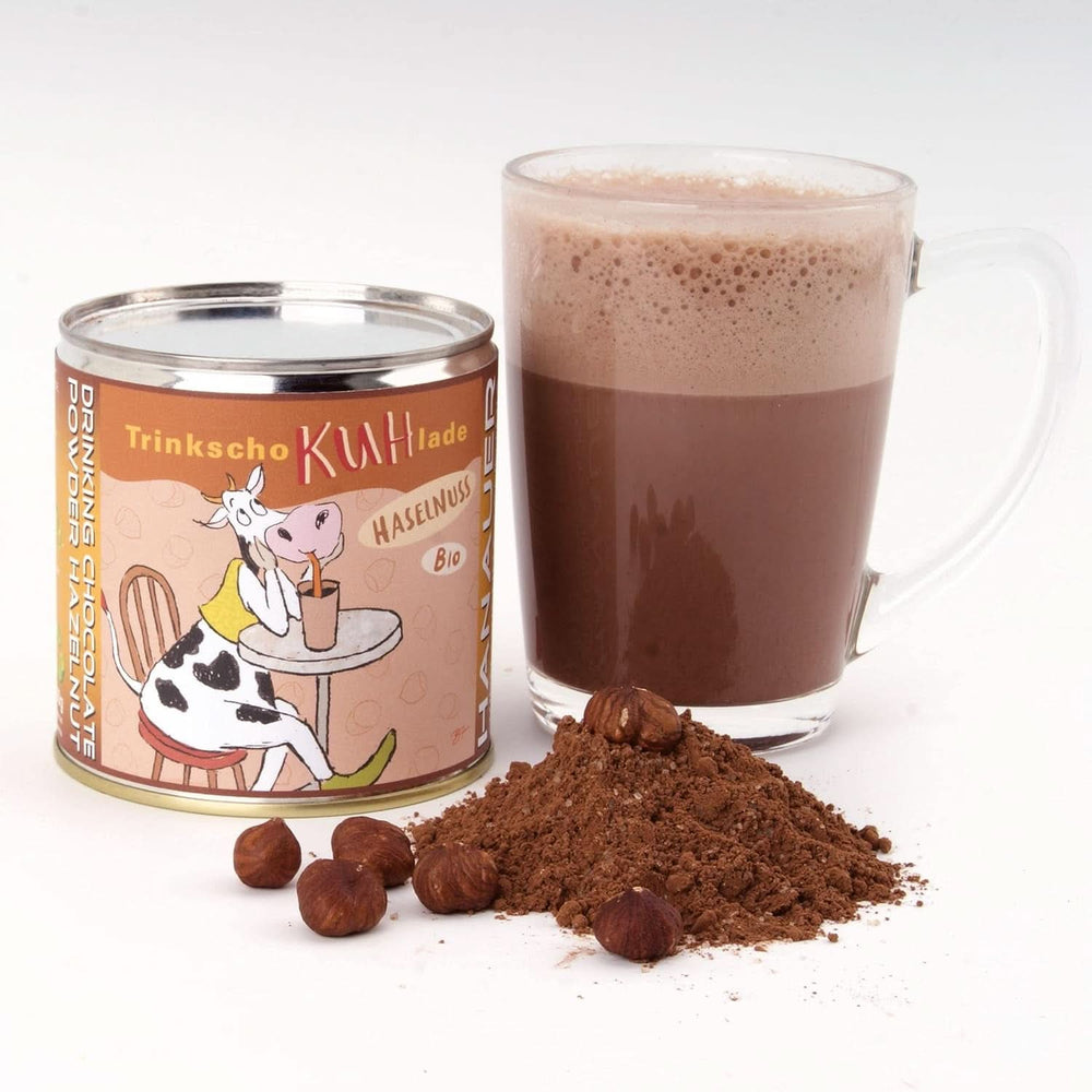Ciocolată de băut, bio - cutie 250 grame Cacao si Ciocolata Calda Naty Shop Ciocolata cu alune
