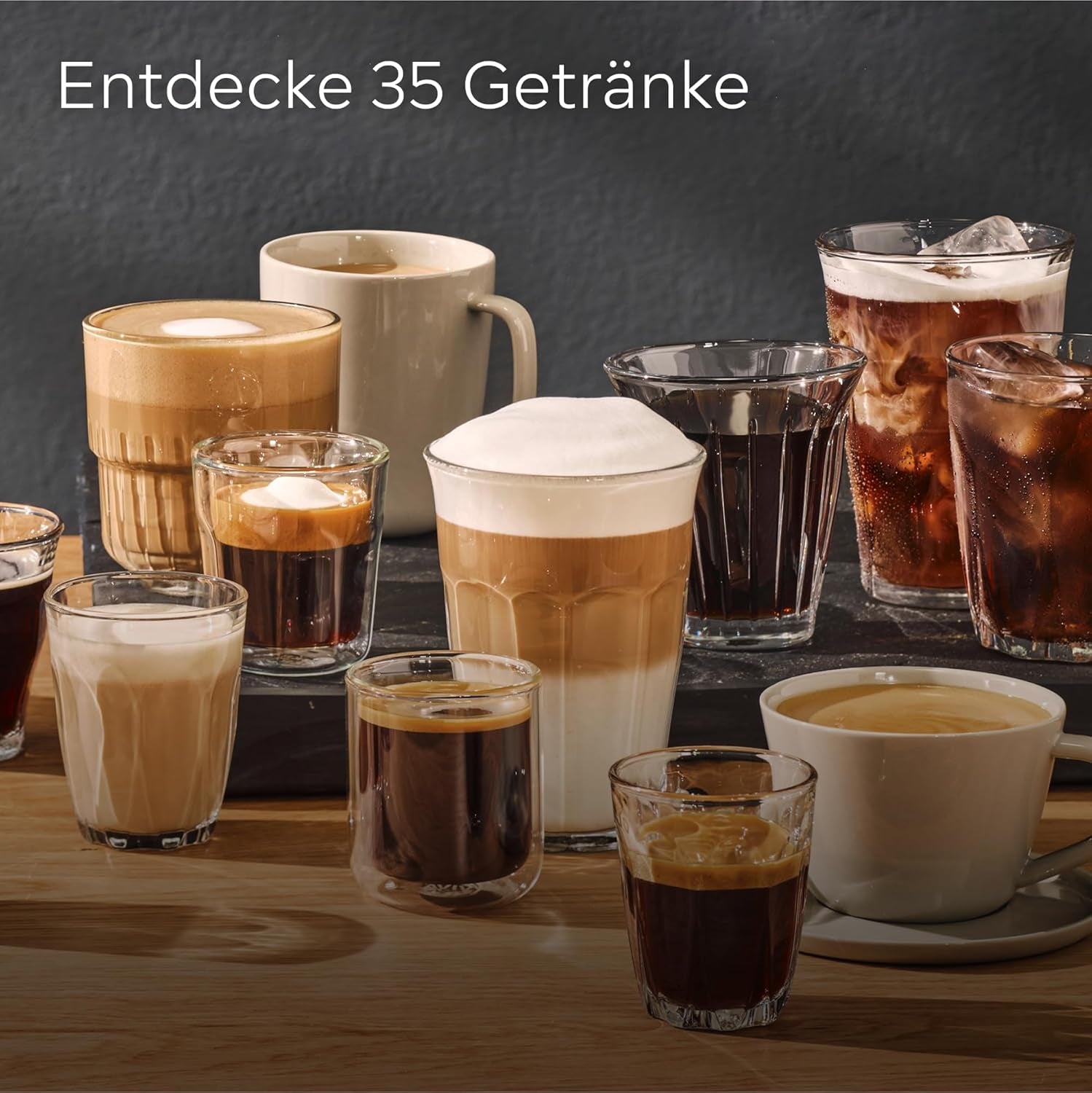 Espressor automat Siemens EQ700 classic TP715D01, control prin aplicație, preparare la rece, afișaj tactil intuitiv, până la 10 creații individuale de cafea ca favorite, curățare automată cu abur, 1500 W, gri-argintiu