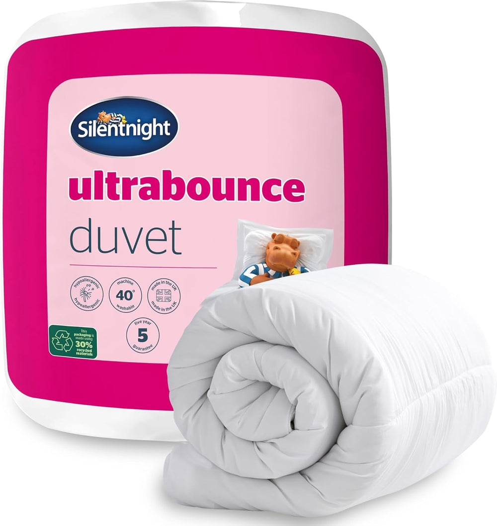 Silentnight "Ultrabounce" přikrývka, mikrovlákno, bílá, jednolůžko Přikrývky a přikrývky Naty Shop Jednolůžko 13,5 Tog