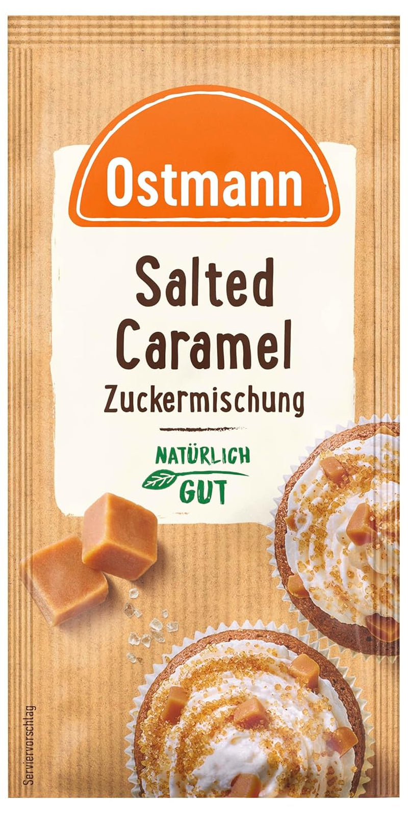 Ostmann Gewürze – Slaný karamel Zuckermischung, süß-salzige Mischung für Kekse, Gebäck und Desserts, 30 g v sáčku
