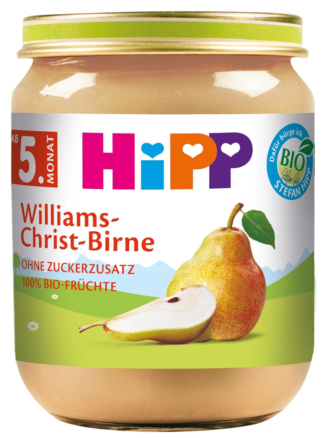 HiPP hrušky Williams Christ, balení 6 ks (6 x 125 g)