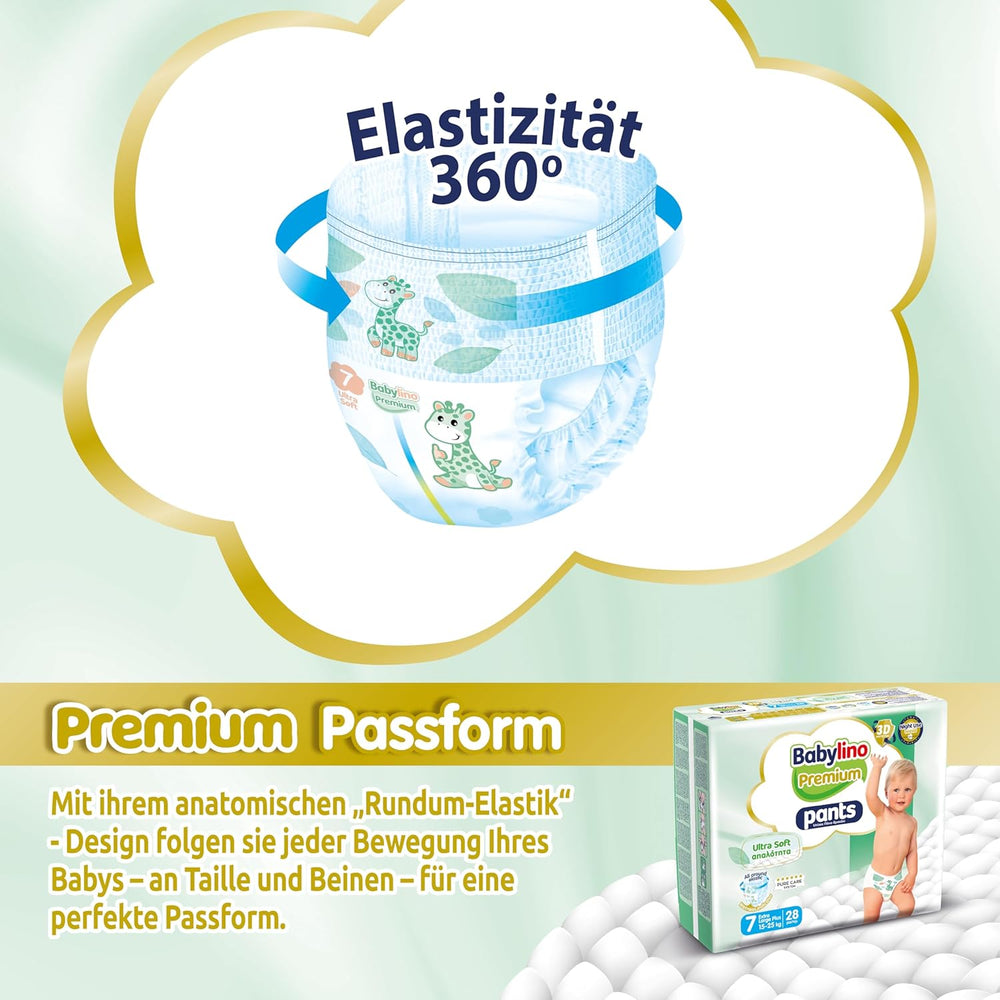 Kalhoty Premium, velikost 7, filtr Ultra Soft, XL Plus (15-25 kg), 28 kusů