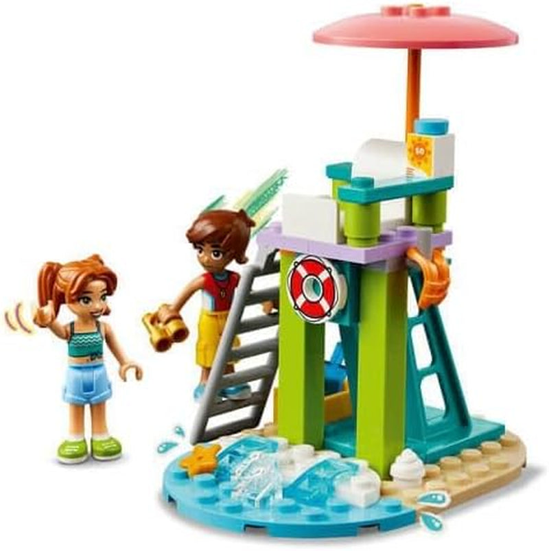LEGO Friends plavčíková vyhlídková věž s vodními skútry, dětská hračka, tip na dárek pro dívky a chlapce od 5 let se 2 figurkami a delfínem, hračka pro vodní skútry 42623 Stavebnice Besuche den LEGO-Store